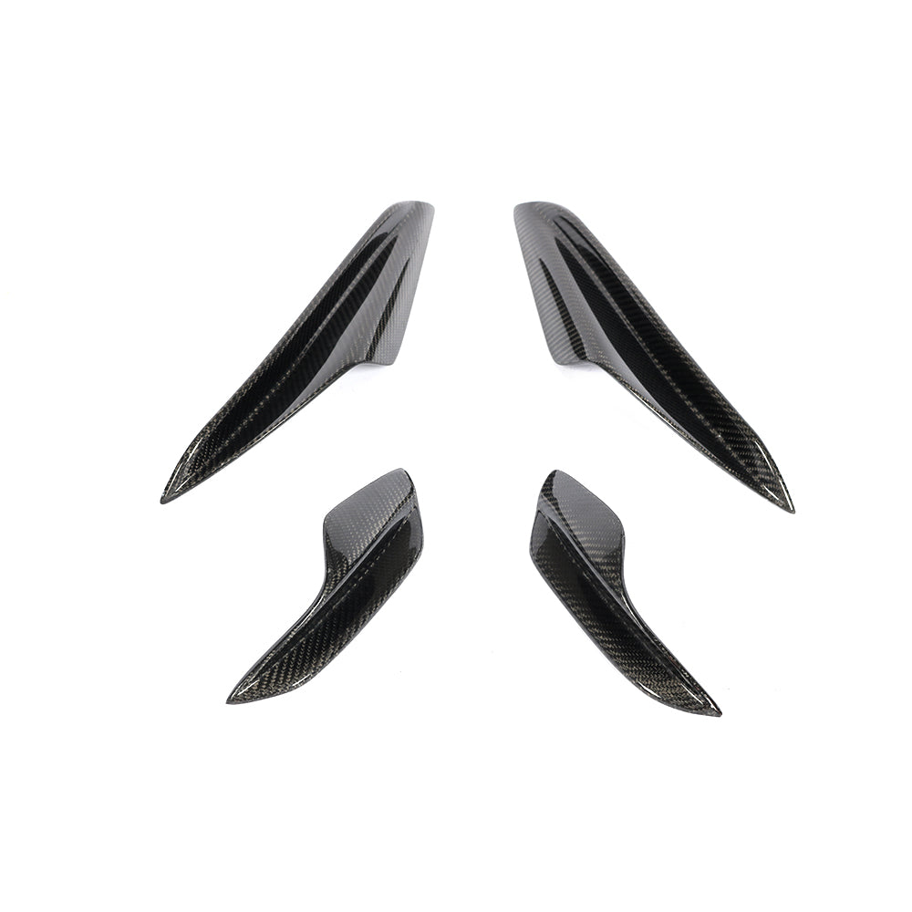 ST Style Carbon Fiber Front Canards for BMW 3 Series M3/E90/E92/E93 (2007–2013)