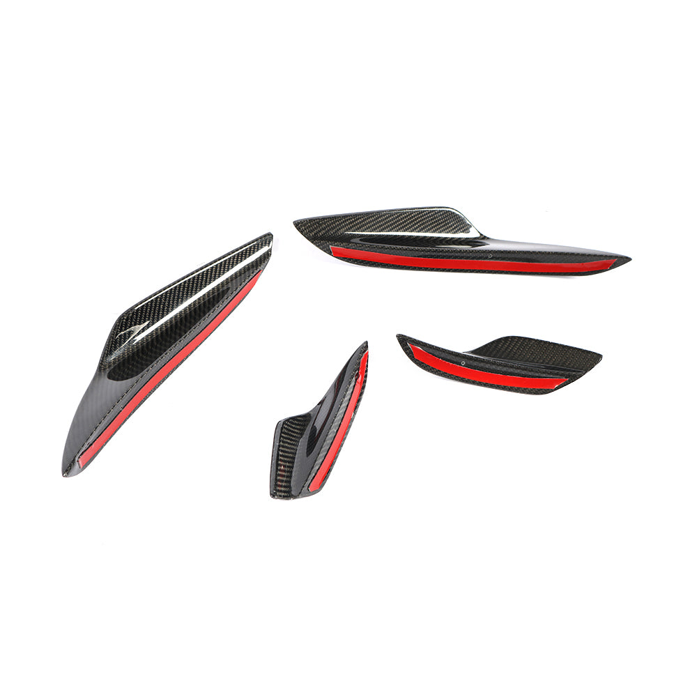 ST Style Carbon Fiber Front Canards for BMW 3 Series M3/E90/E92/E93 (2007–2013)