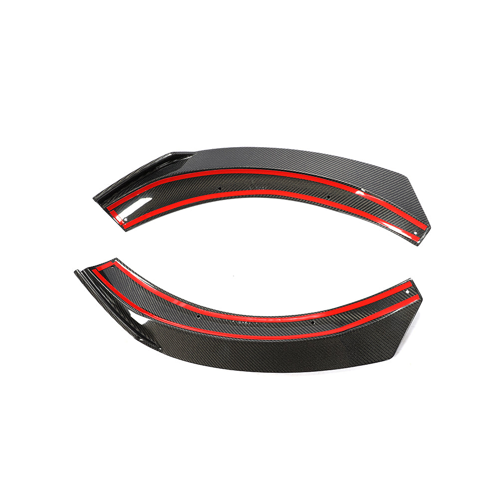 ST Style Carbon Fiber Front Splitters for Mercedes Benz GLA 45 AMG X156 Facelift (2017–2019)