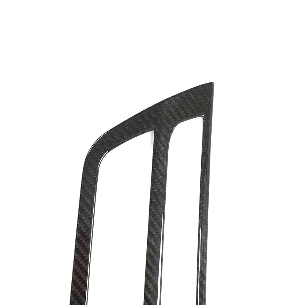 ST Style Carbon Fiber Center Console AC/CD Trims For BMW 5 Series G30 G31, F90 M5 Pre-LCI (2017-2020)