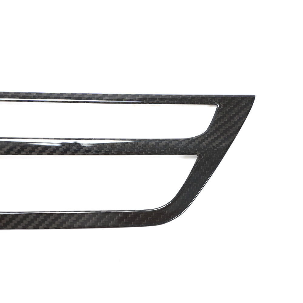 ST Style Carbon Fiber Center Console AC/CD Trims For BMW 5 Series G30 G31, F90 M5 Pre-LCI (2017-2020)
