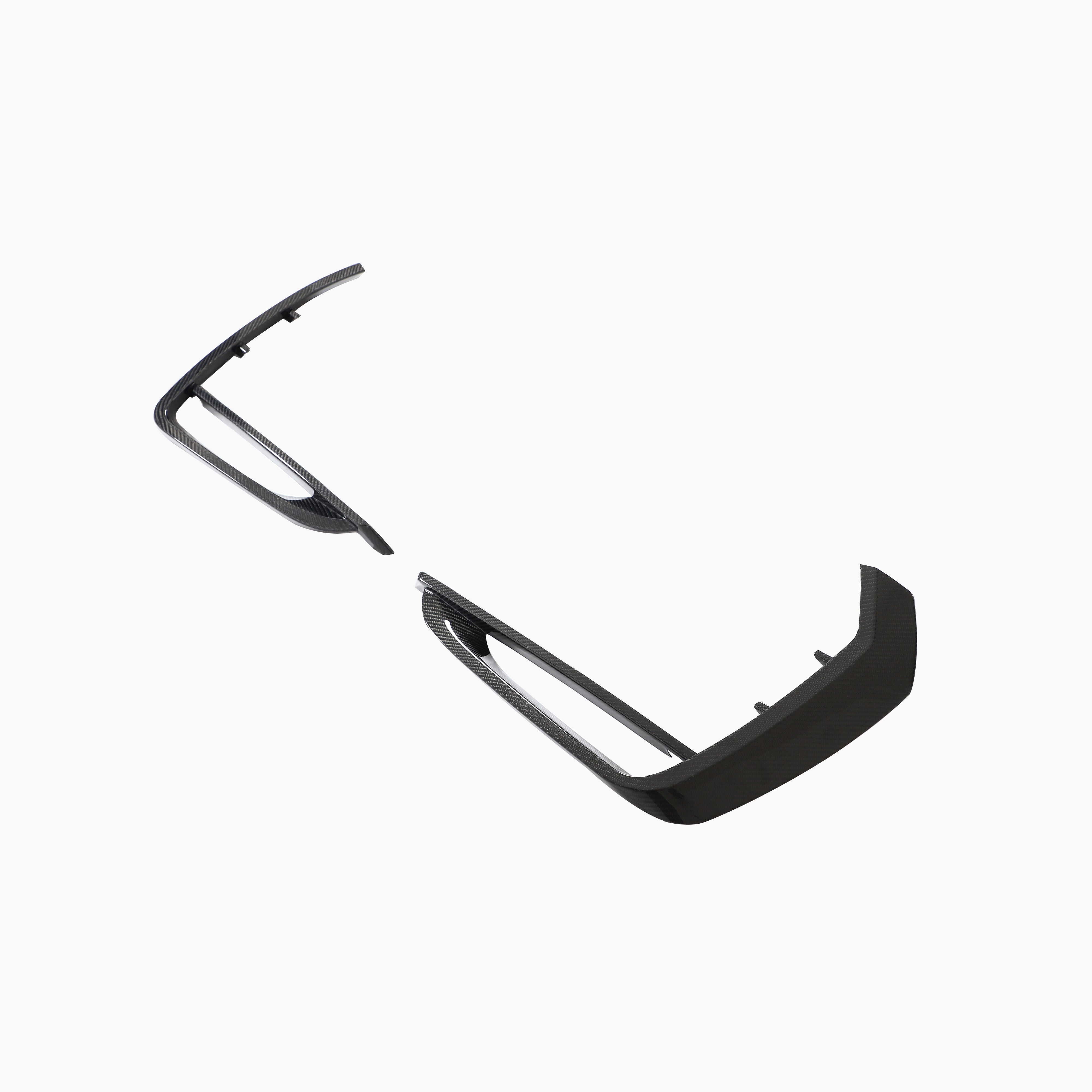 ST Style Carbon Fiber Fog Lamp Covers for Audi RSQ8 Pre-LCI (2019–2023)