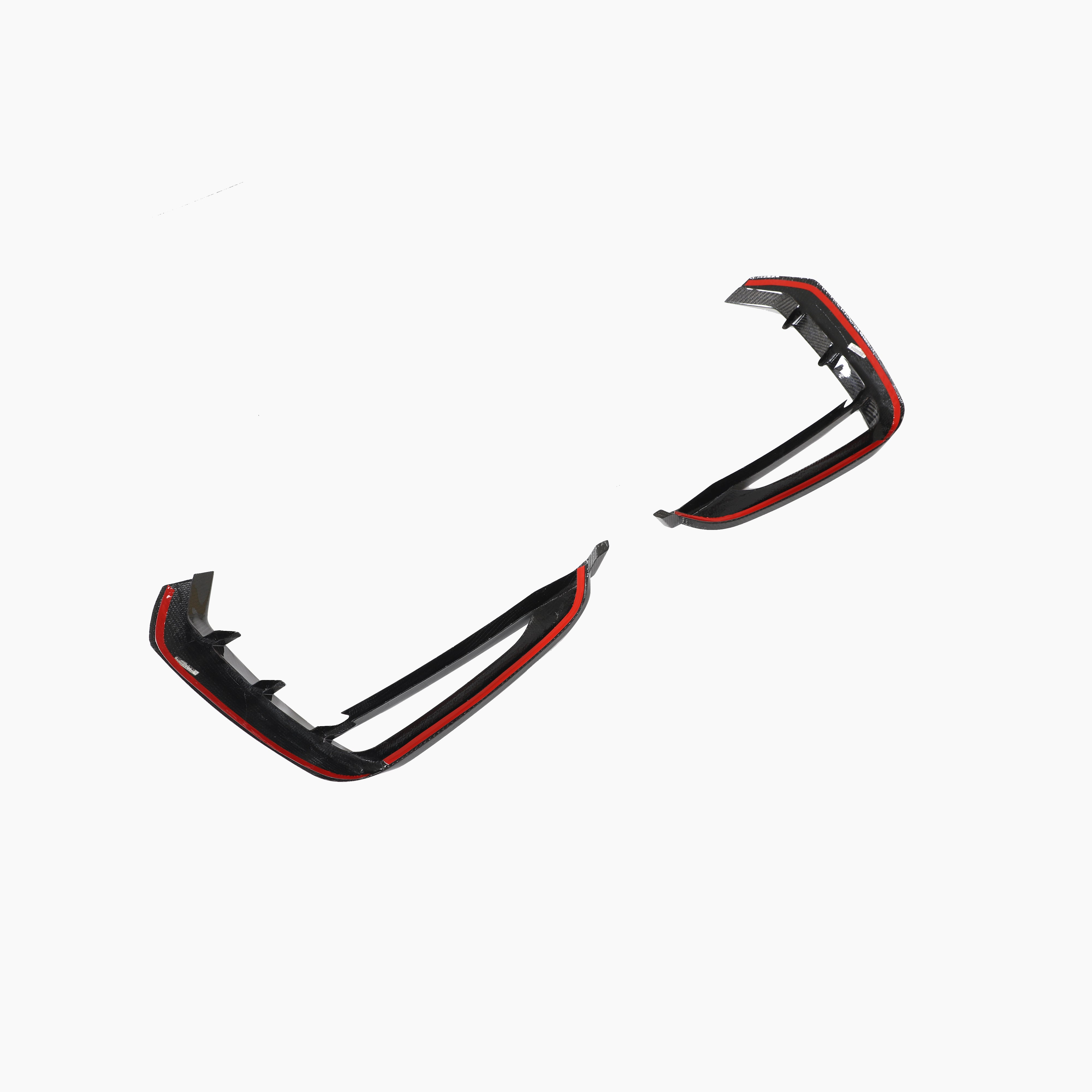 Audi RSQ8 Pre-LCI ST Style Carbon Fiber Fog Lamp Covers