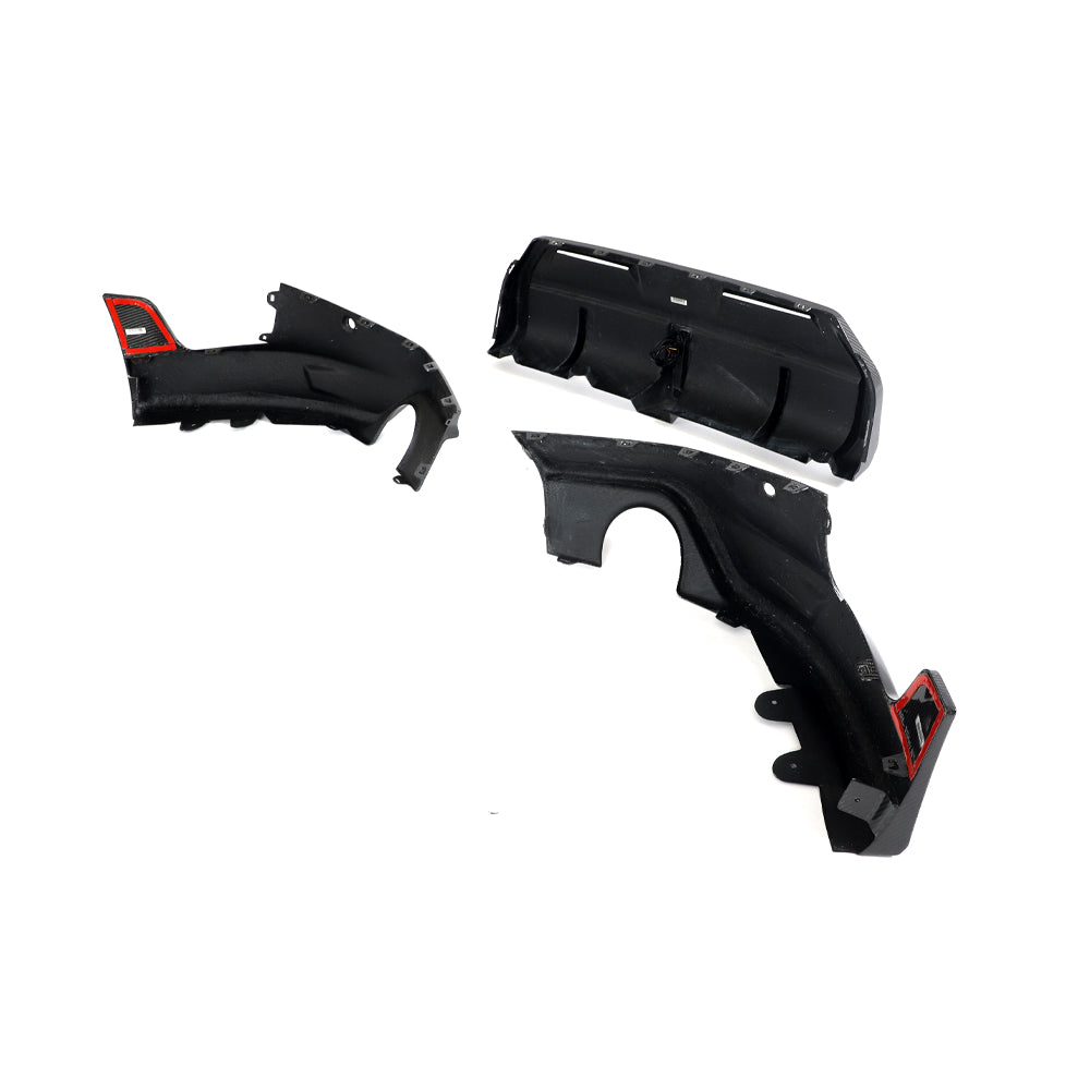 Carbon Fiber Rear LED diffuser For BMW 2Series G42 M sport(2021-present)