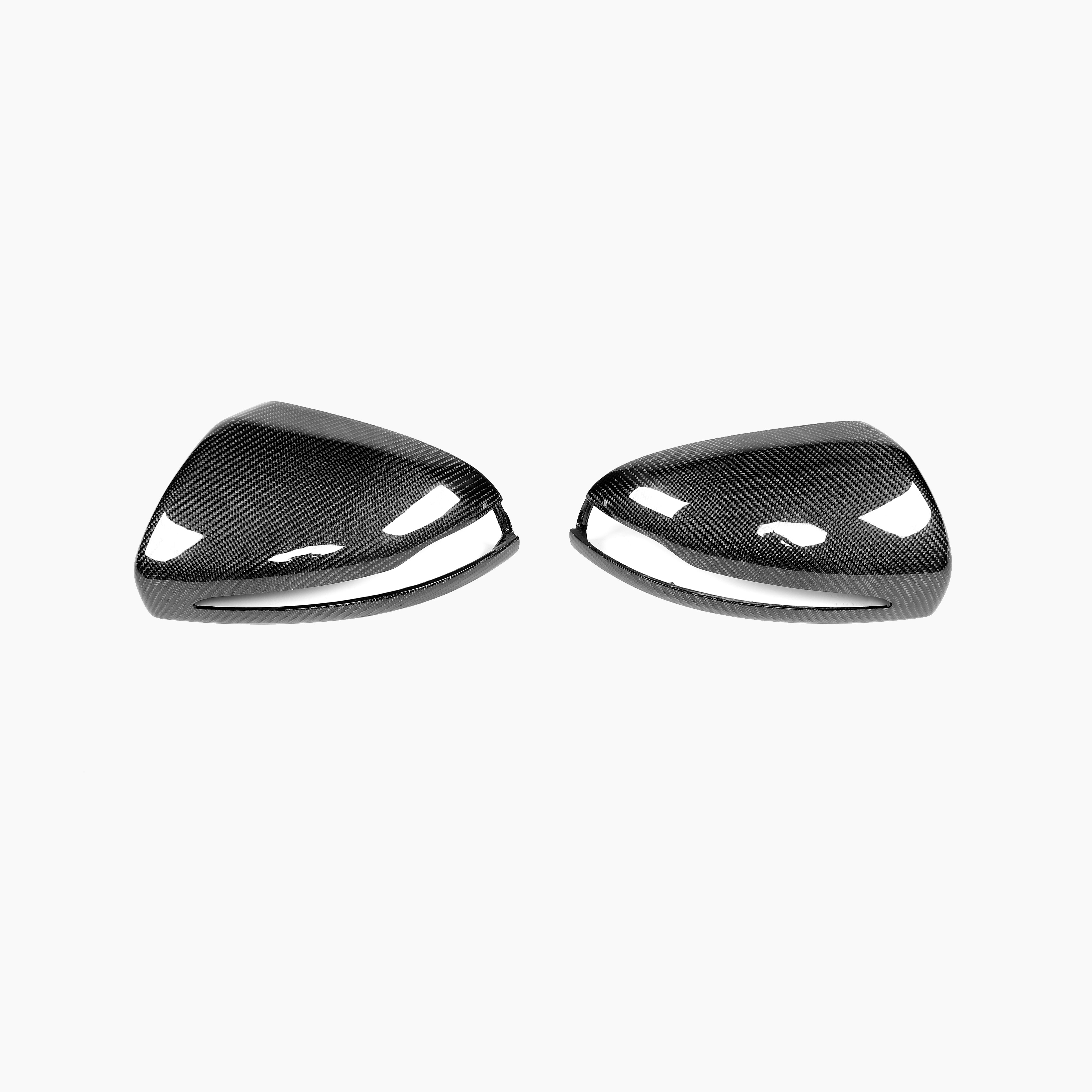 Carbon Fiber replacement Mirror Caps For Mercedes Benz S‑Class W222 Pre‑Facelift,C63 AMG W205 Pre‑Facelift (2014–2018)