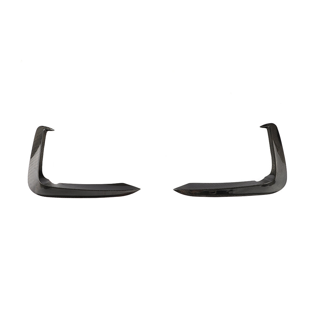KB Style Carbon Fiber Front Canards for Audi A5 / S5 B9 Pre-LCI (2017-2019)