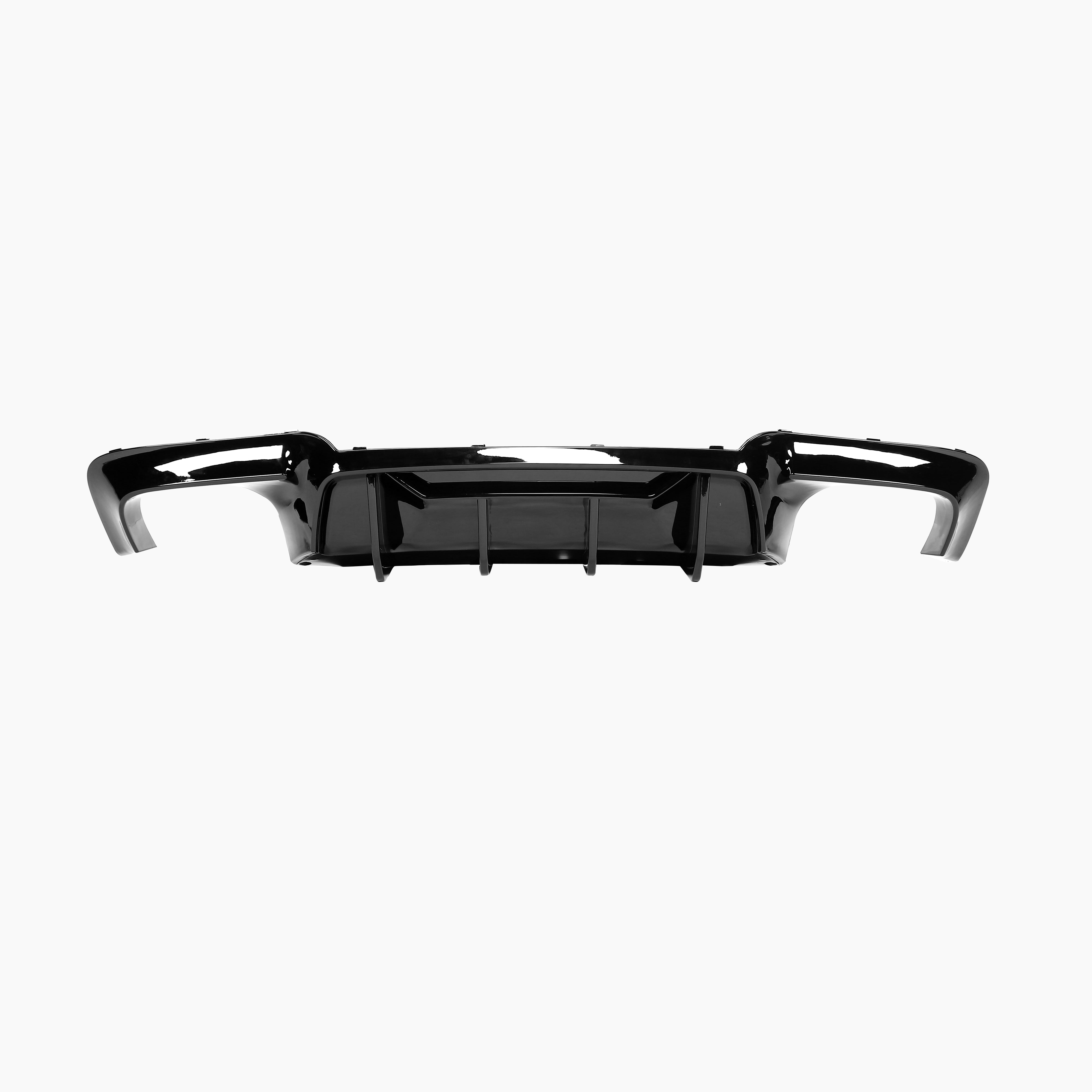 Gloss Black Diffuser for BMW 5 Series F10(2010-2017)(Double Dual Out)