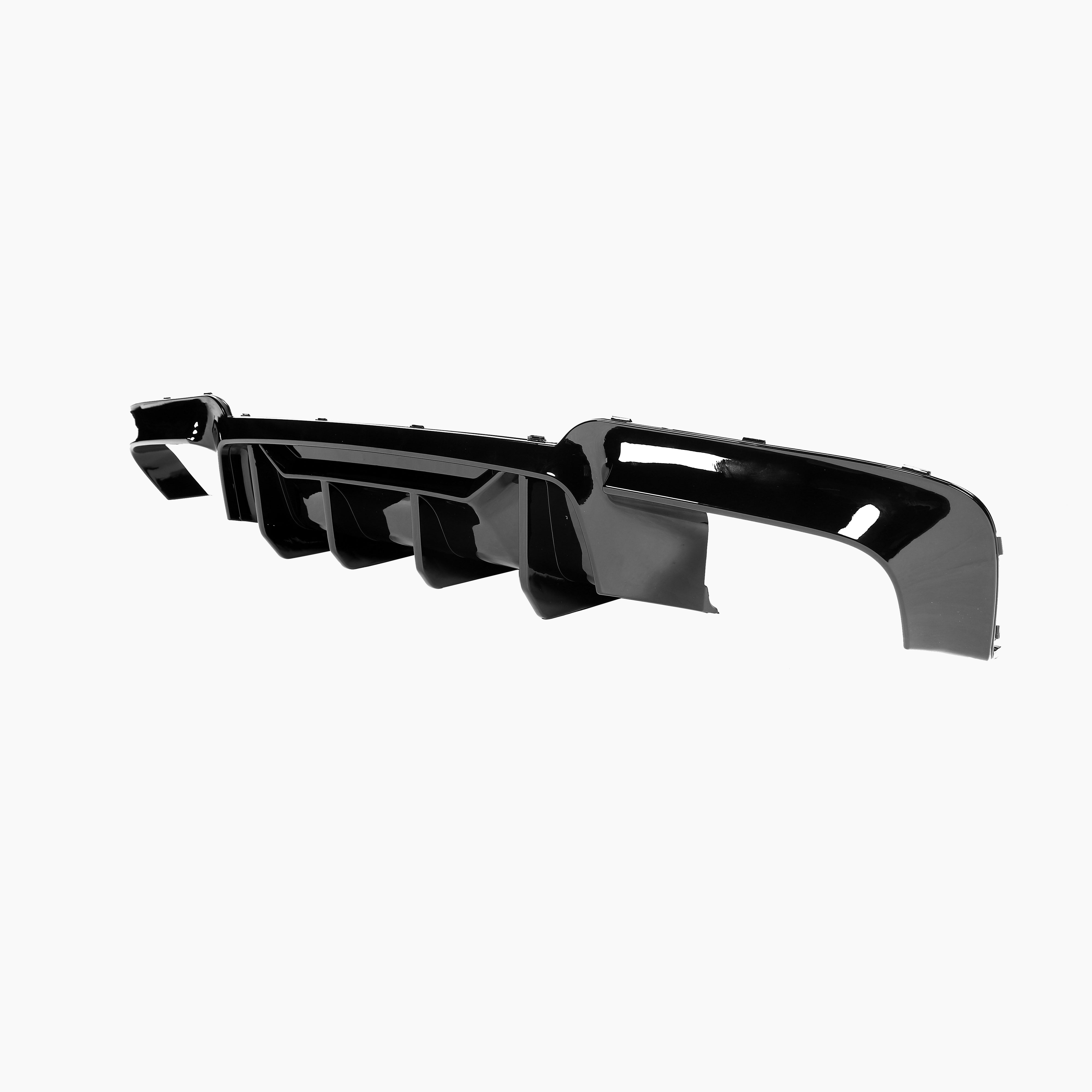 Gloss Black Diffuser for BMW 5 Series F10(2010-2017)(Double Dual Out)