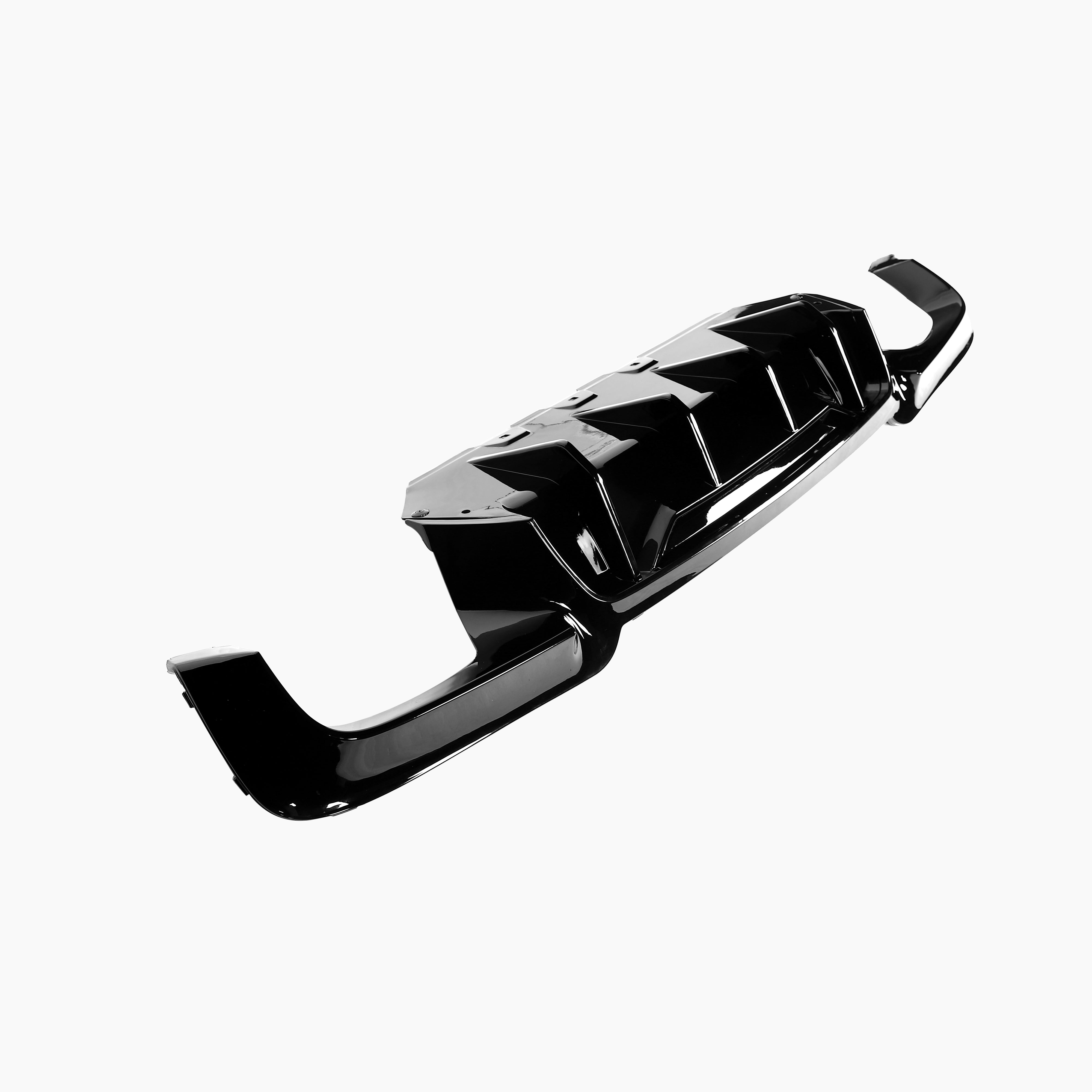 Gloss Black Diffuser for BMW 5 Series F10(2010-2017)(Double Dual Out)