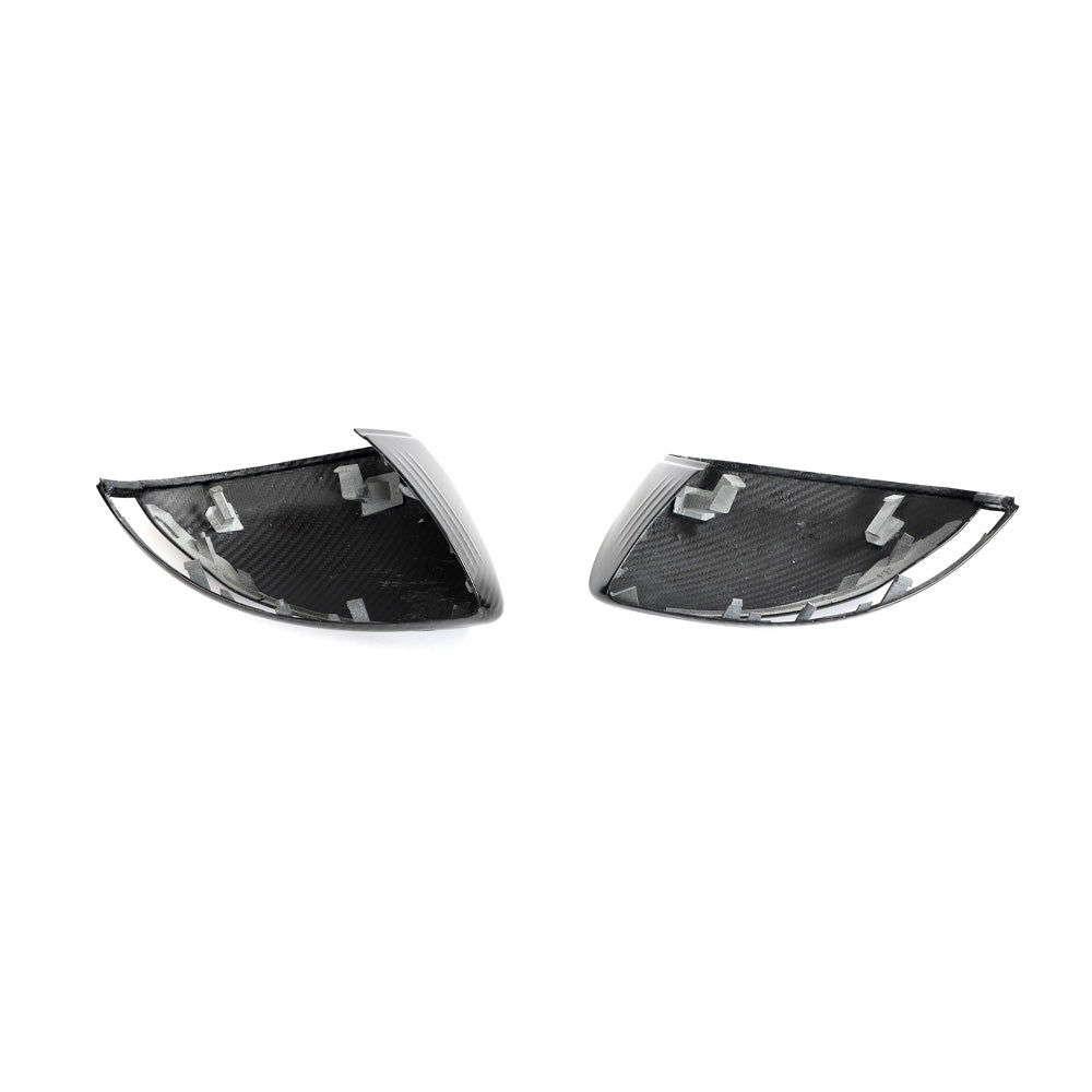 Carbon Fiber REPLACEMENT Side Rearview Mirror Cap Cover Trim for LHD Mercedes Benz C/E/S class universal 2014-2021