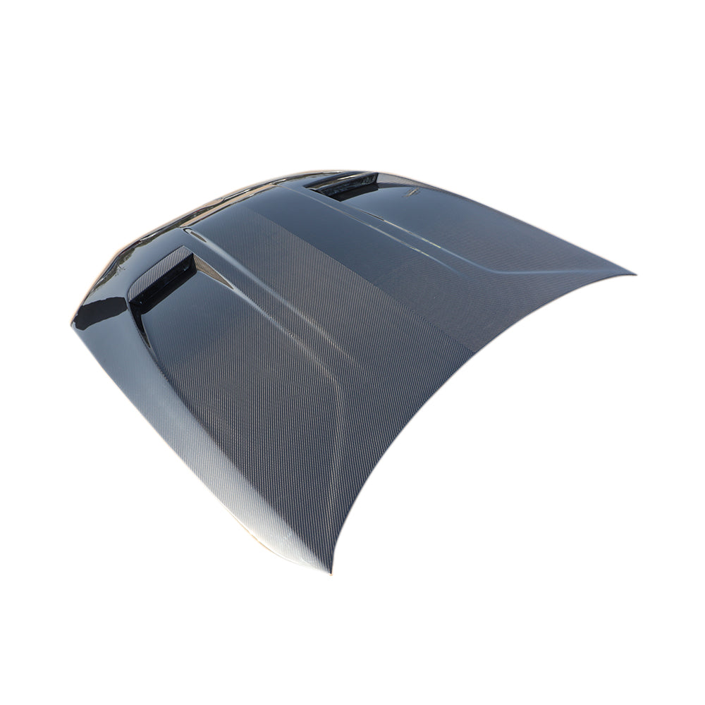 ST Style Carbon Fiber Front Hood Engine Bonnet Cover for BMW 5 Series M5 F90 Pre-LCI&LCI (2017-2023)