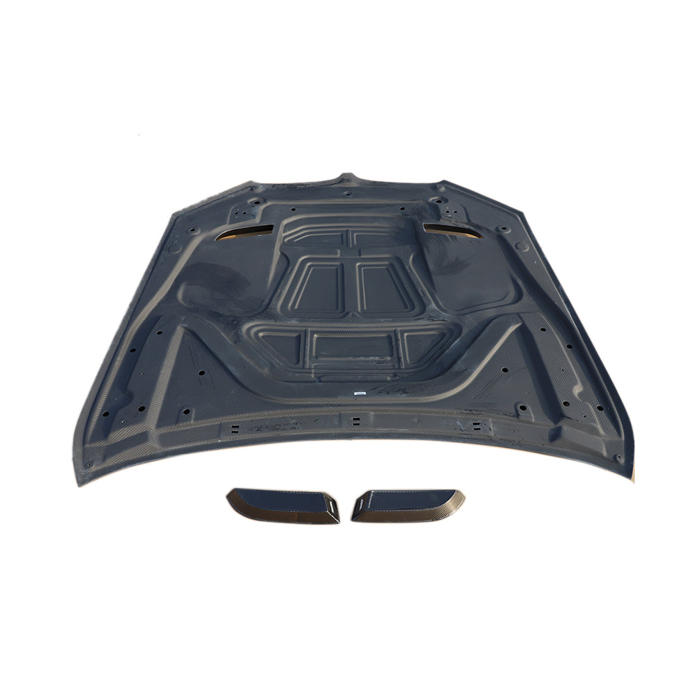 ST Style Carbon Fiber Front Hood Engine Bonnet Cover for BMW 5 Series M5 F90 Pre-LCI&LCI (2017-2023)