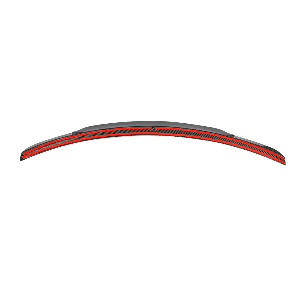 B Style Carbon Fiber Trunk Spoiler for Mercedes Benz E-Class W213 Pre-Facelift Sedan (2016-2020)