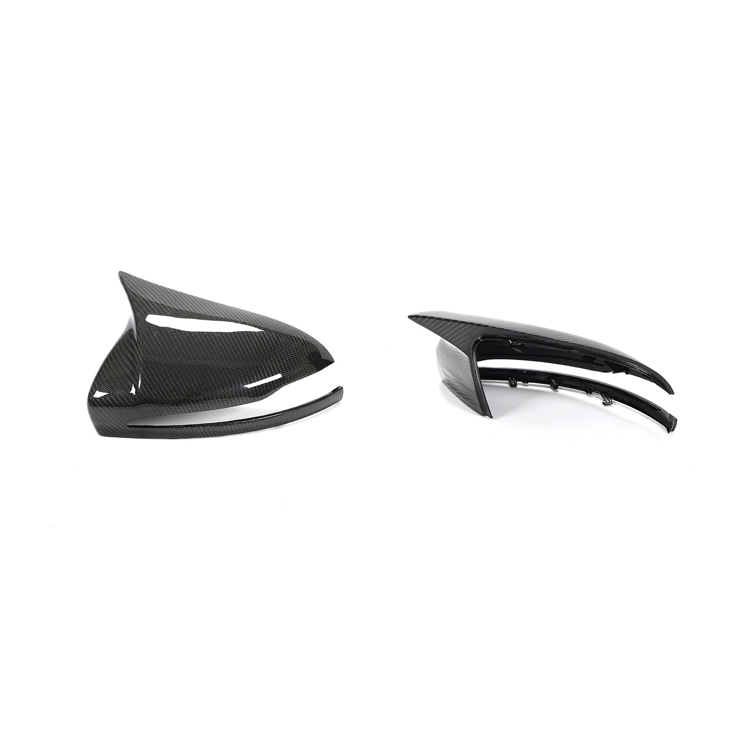 Carbon Fiber REPLACEMENT Mirror Cover for LHD Mercedes Benz C/E/S/GLE/GLC Class(2015-2018)