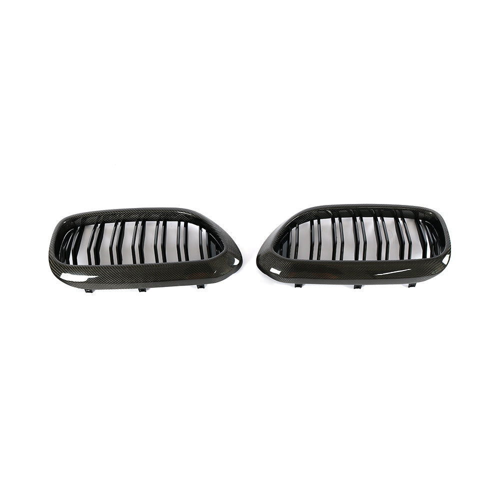 ST Style Gloss Black Dual Slat Front Grille for BMW 5 Series G30 G31, F90 M5 Pre-LCI (2017–2020)
