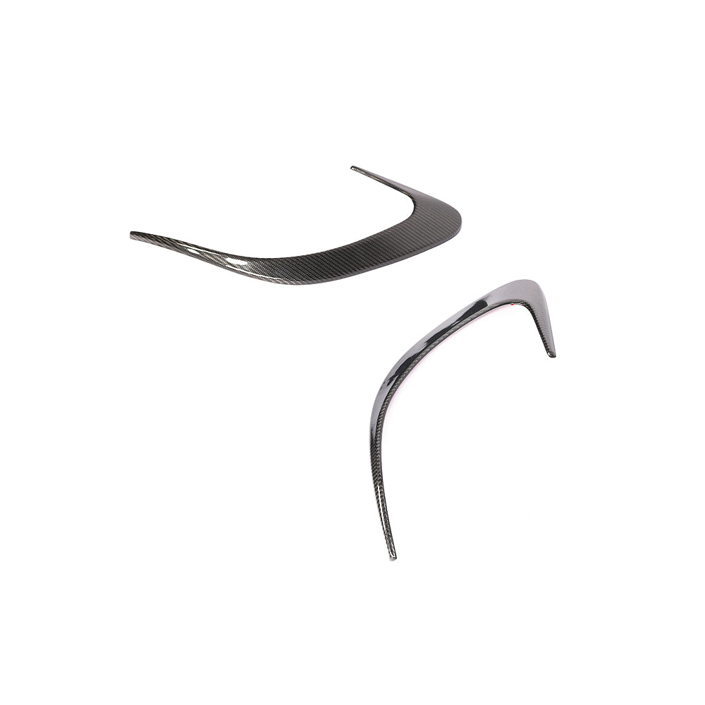 ST Style Carbon Fiber Rear Splitter Canards for Mercedes-Benz CLS C257 Pre‑Facelift (2018–2020)