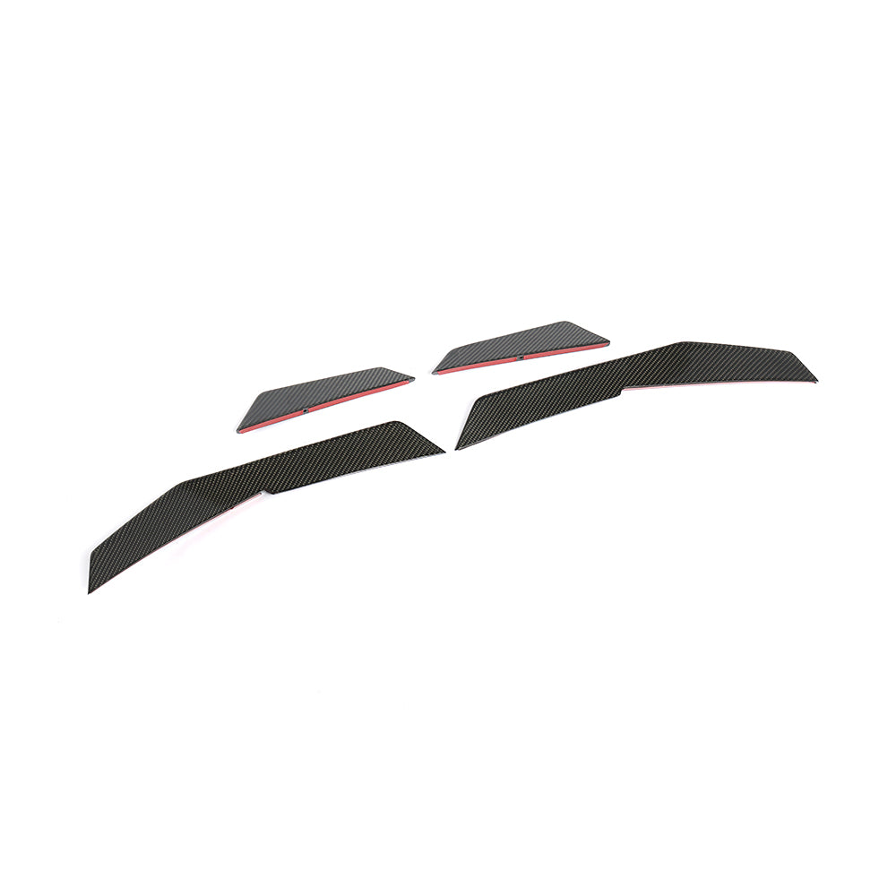 ST Style Carbon Fiber Front Canards For Audi R8 4S Pre‑LCI (2016–2018)