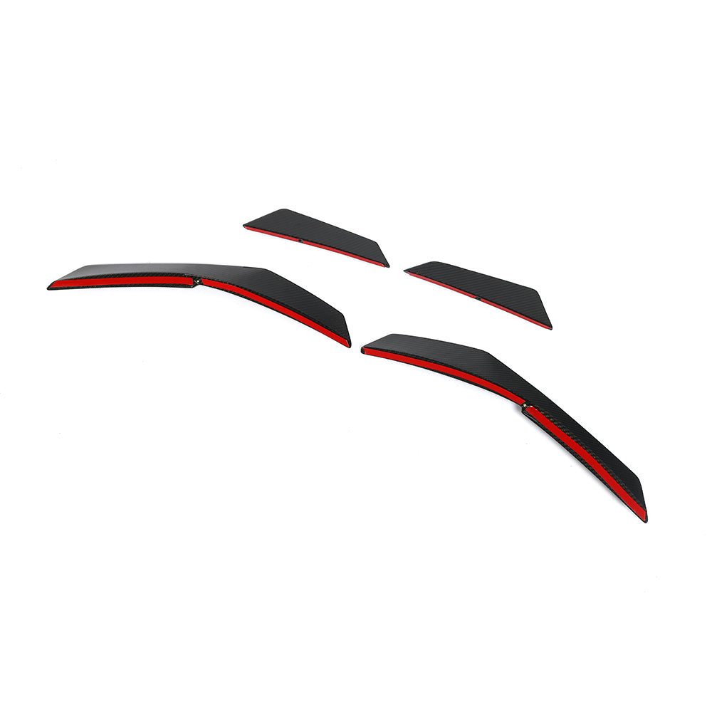ST Style Carbon Fiber Front Canards For Audi R8 4S Pre‑LCI (2016–2018)