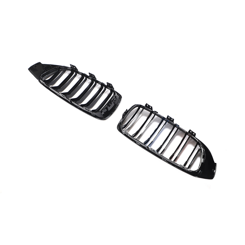 Dual Slat Carbon Fiber Front Grille for BMW M3 M4, 4 Series F80/F82/F83/F32/F33/F36 (2014-2020)