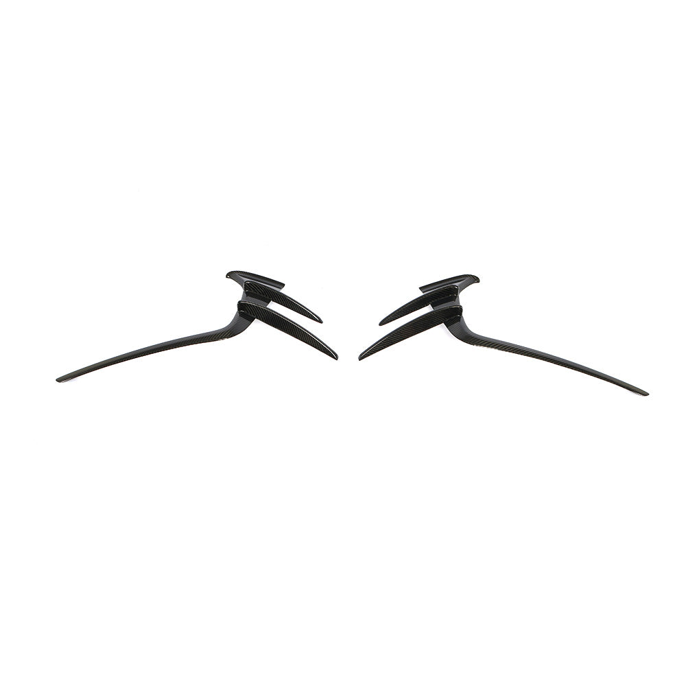 ST Style Carbon Fiber Front Canards For Audi A7 Sline / S7 C8 (2019–2024)