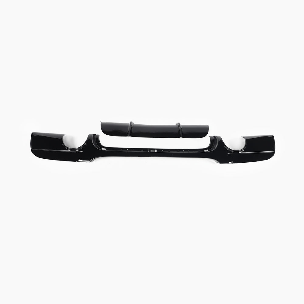 MP Style Gloss Black Diffuser for BMW 3 Series E90 (2005-2008)(Double Single Out)