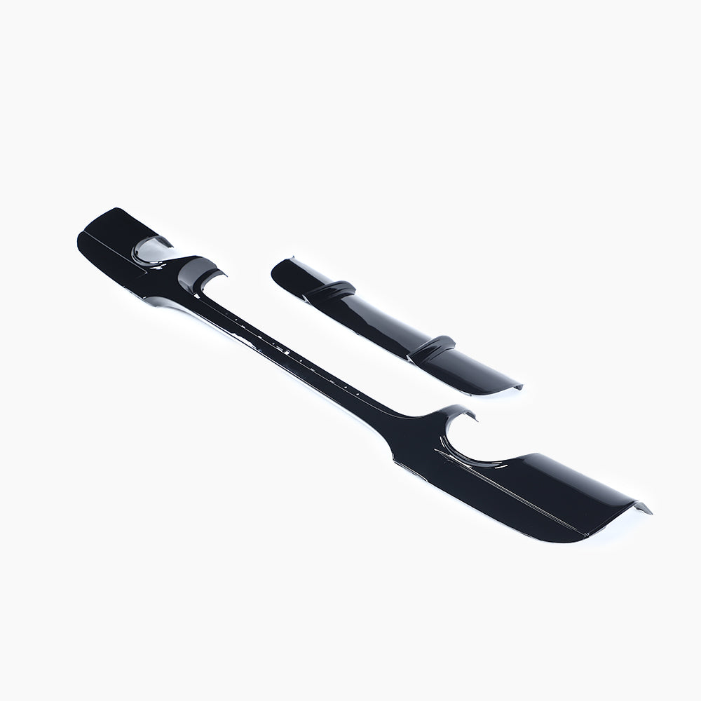 MP Style Gloss Black Diffuser for BMW 3 Series E90 (2005-2008)(Double Single Out)