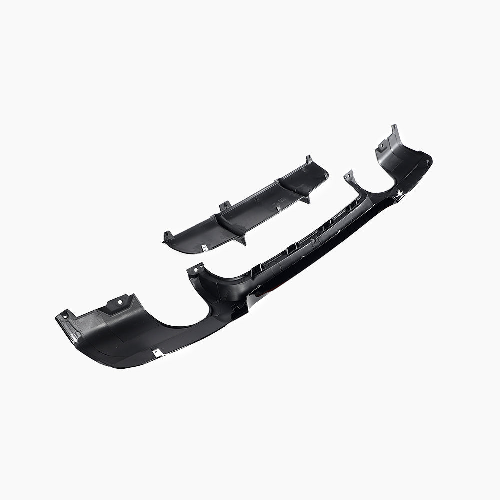 MP Style Gloss Black Diffuser for BMW 3 Series E90 (2005-2008)(Double Single Out)