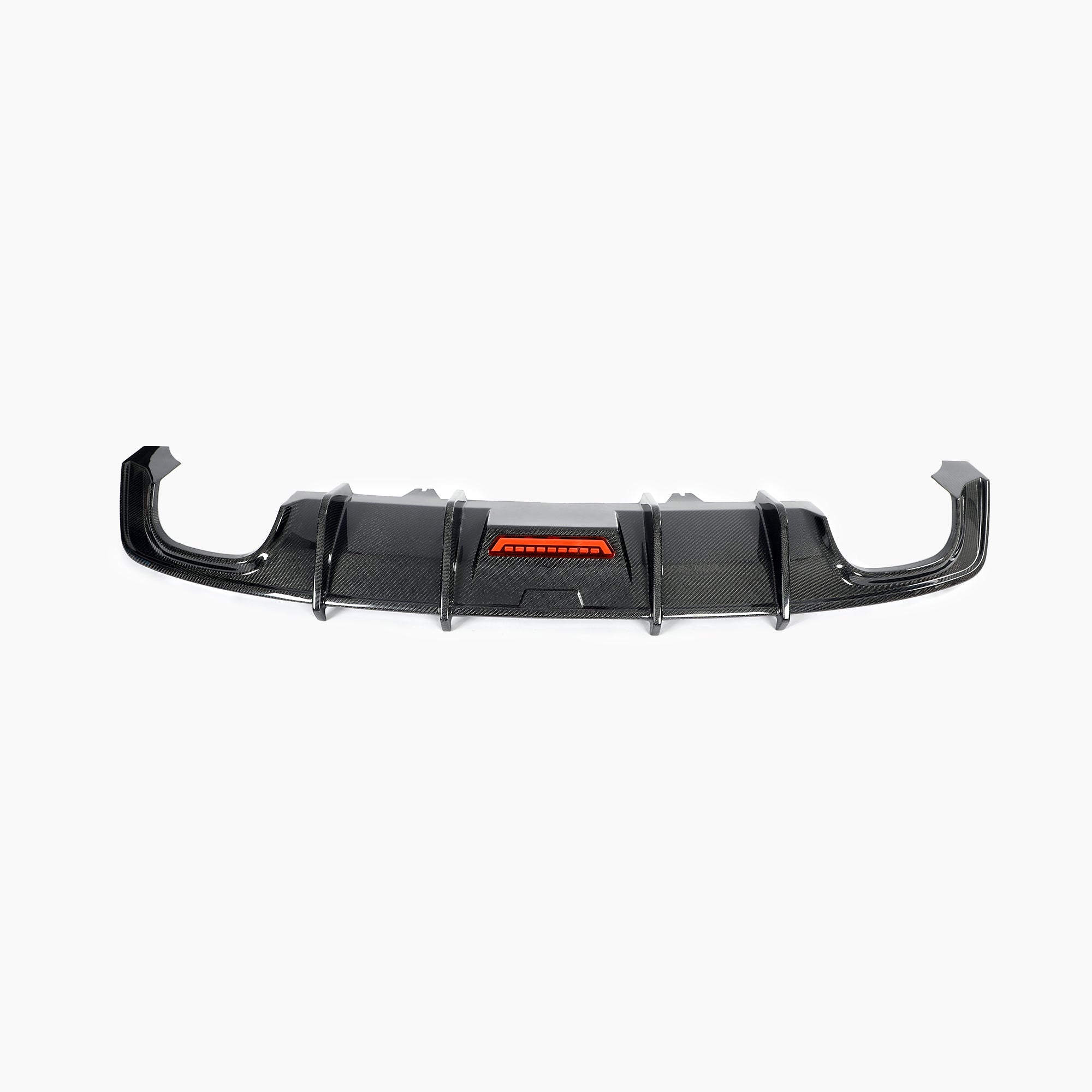Audi A5 / S5 B9 KB Style Carbon Fiber Rear Diffuser - front view