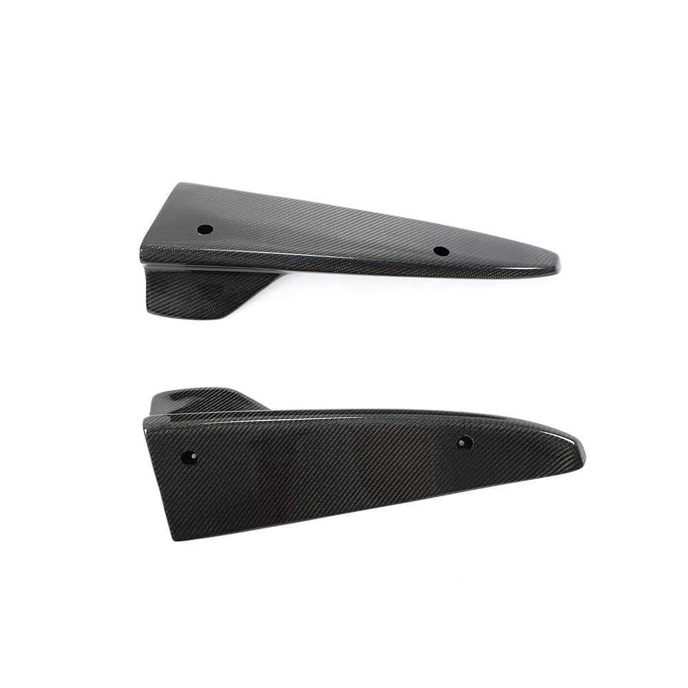 Mercedes Benz C class W205 C63 AMG sedan Style Carbon Fiber Rear Bumper Lip Splitters Aprons Flaps