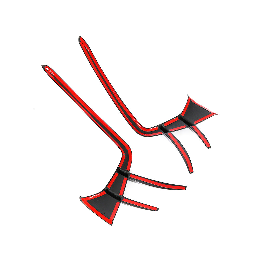 ST Style Carbon Fiber Front Canards For Audi A7 Sline / S7 C8 (2019–2024)