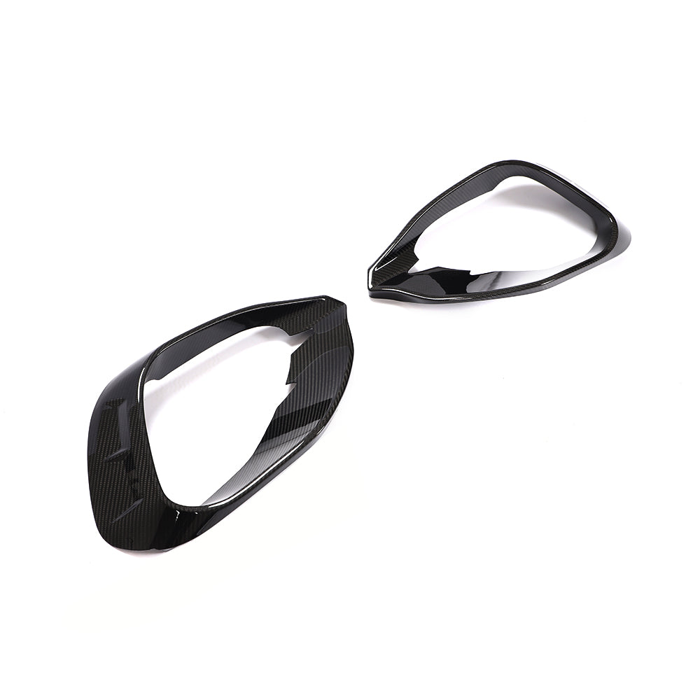 ST Style Carbon Fiber Fog Lamp Cover for Mercedes Benz GLA 45 S AMG & H247 Pre‑Facelift (2020-2022)