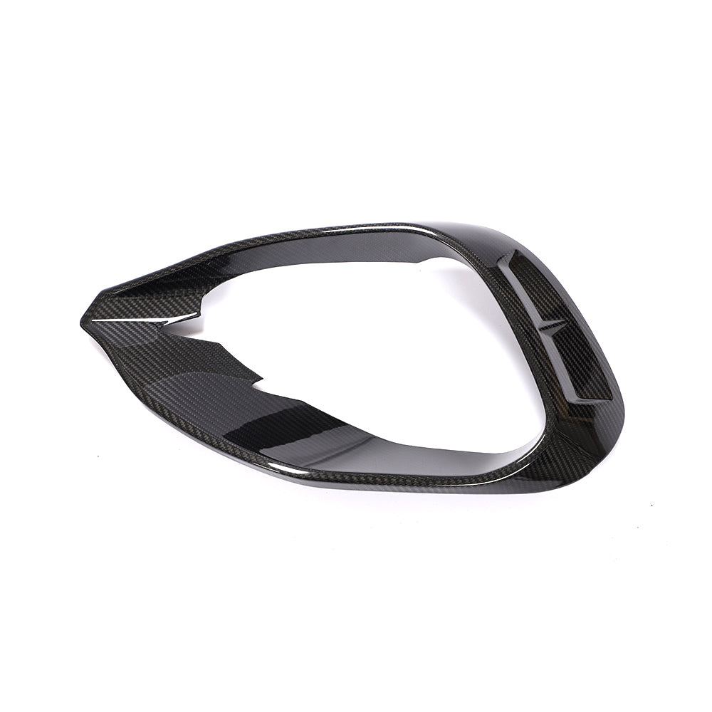 ST Style Carbon Fiber Fog Lamp Cover for Mercedes Benz GLA 45 S AMG & H247 Pre‑Facelift (2020-2022)