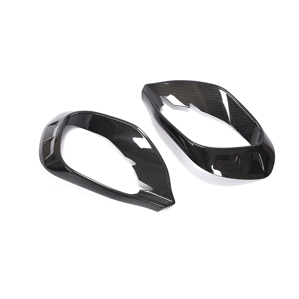 ST Style Carbon Fiber Fog Lamp Cover for Mercedes Benz GLA 45 S AMG & H247 Pre‑Facelift (2020-2022)