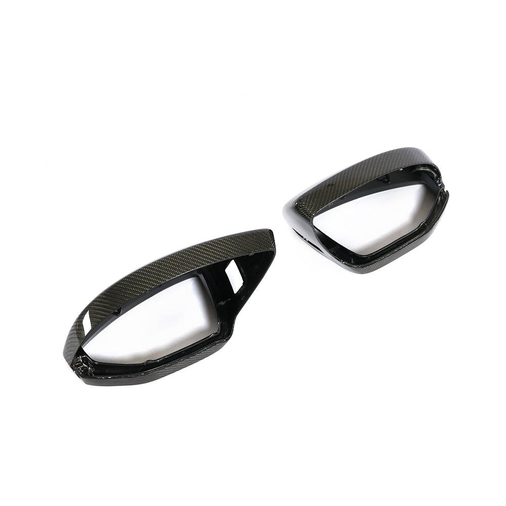 Carbon Fiber REPLACEMENT Mirror Caps For Audi A6/A7/A8(2019-2024)