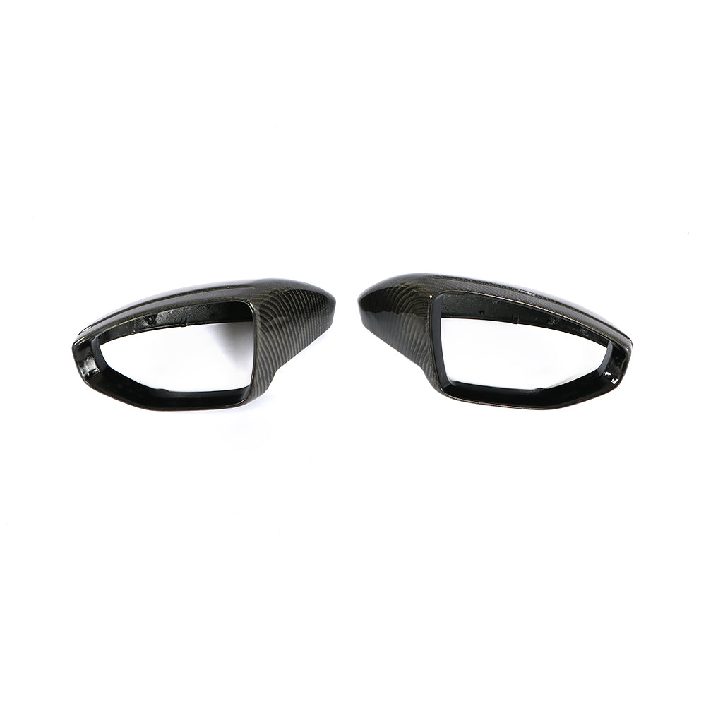Carbon Fiber Mirror Cover Caps for AUDI A6/A7 (2019-2024)(Without Lane Assist)