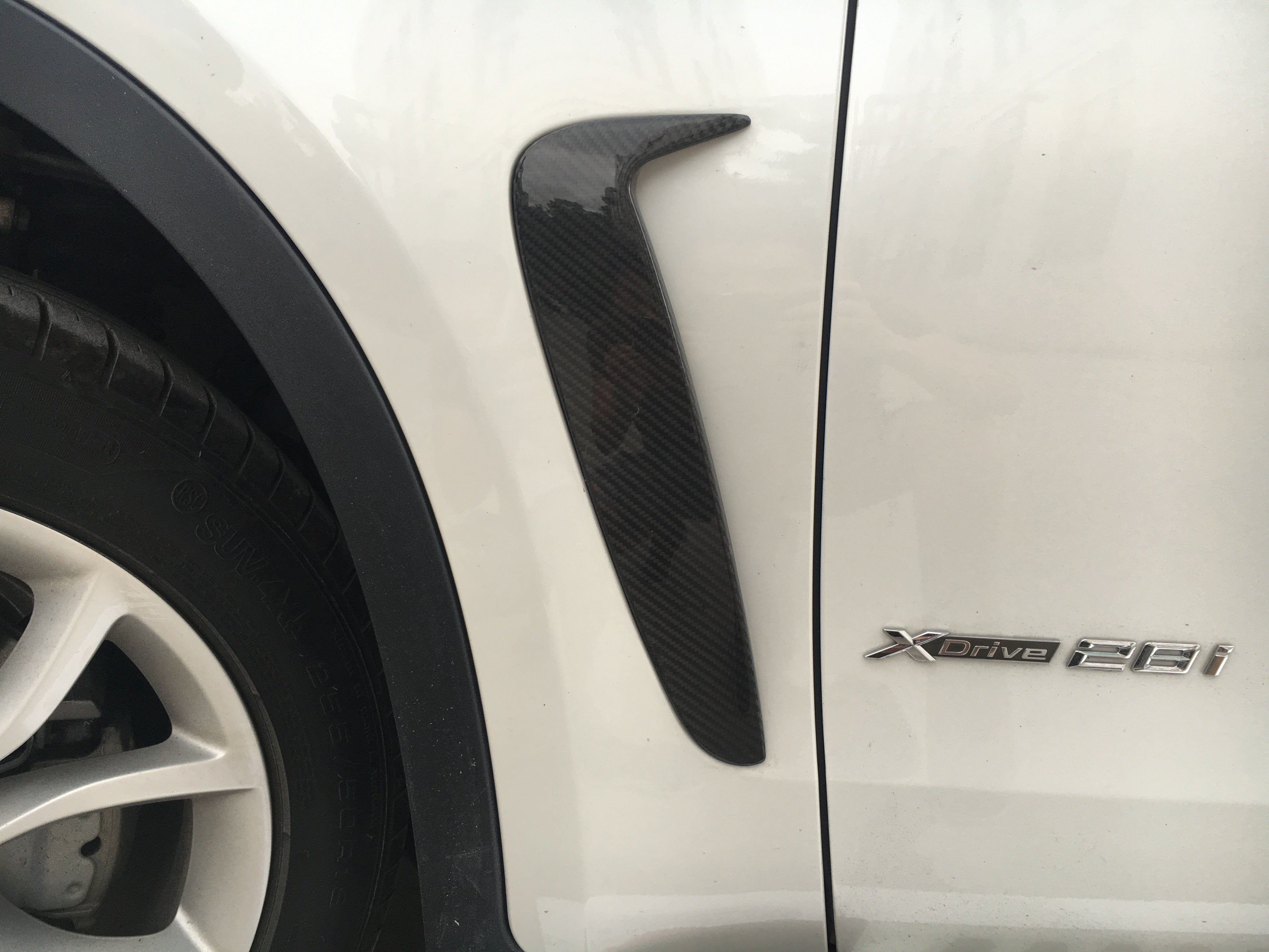 M Style Carbon Fiber Fender Vent for BMW X6 F16(2014-2019)