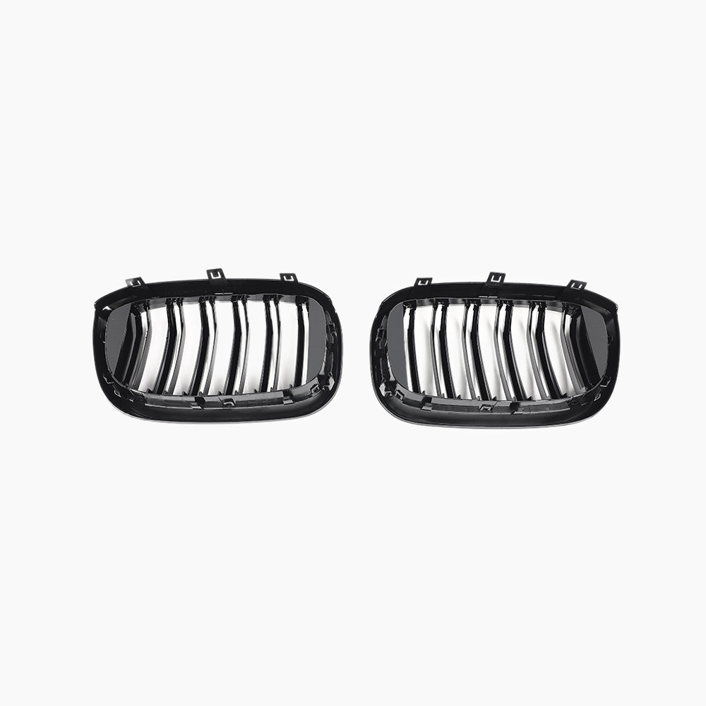 Dual Slat Gloss Black Front Grille for BMW X3 G01 Pre-LCI (2017–2021)