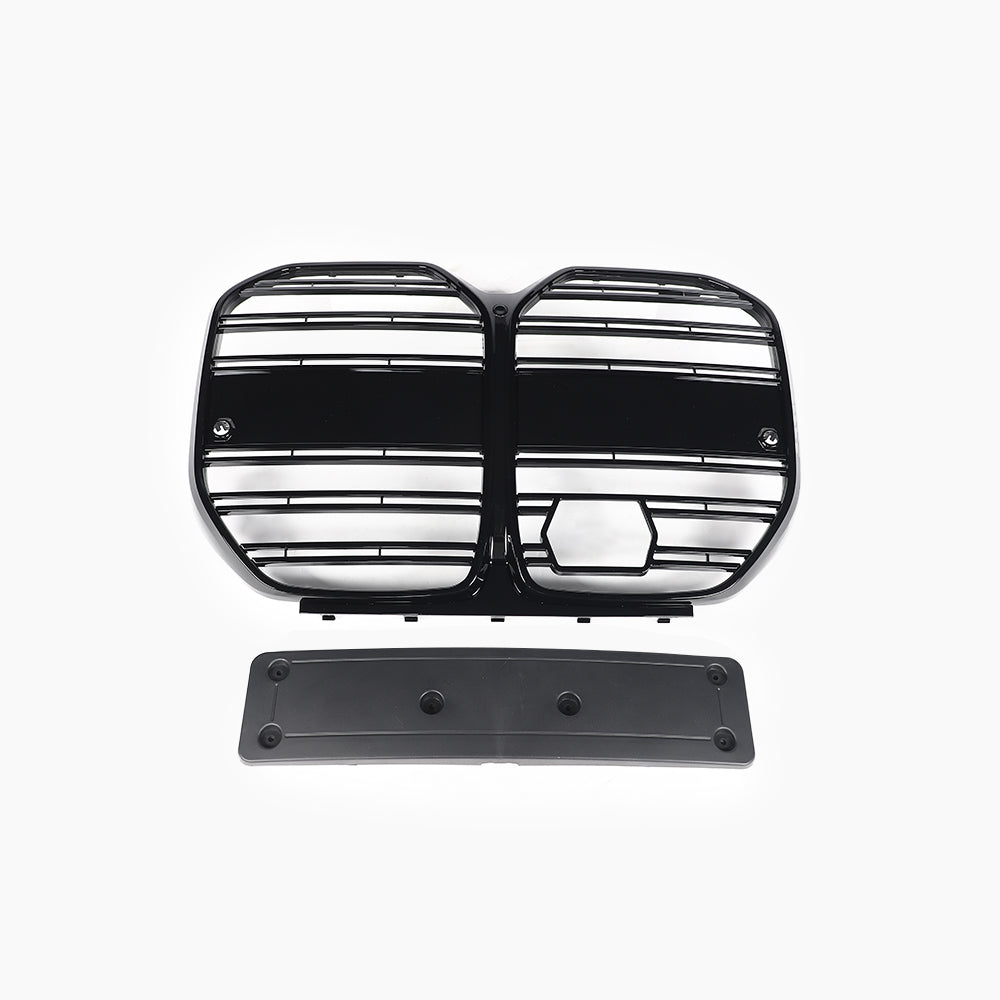 Double Slat Gloss Black Front Grille For BMW 4 Series g26(2021-present)