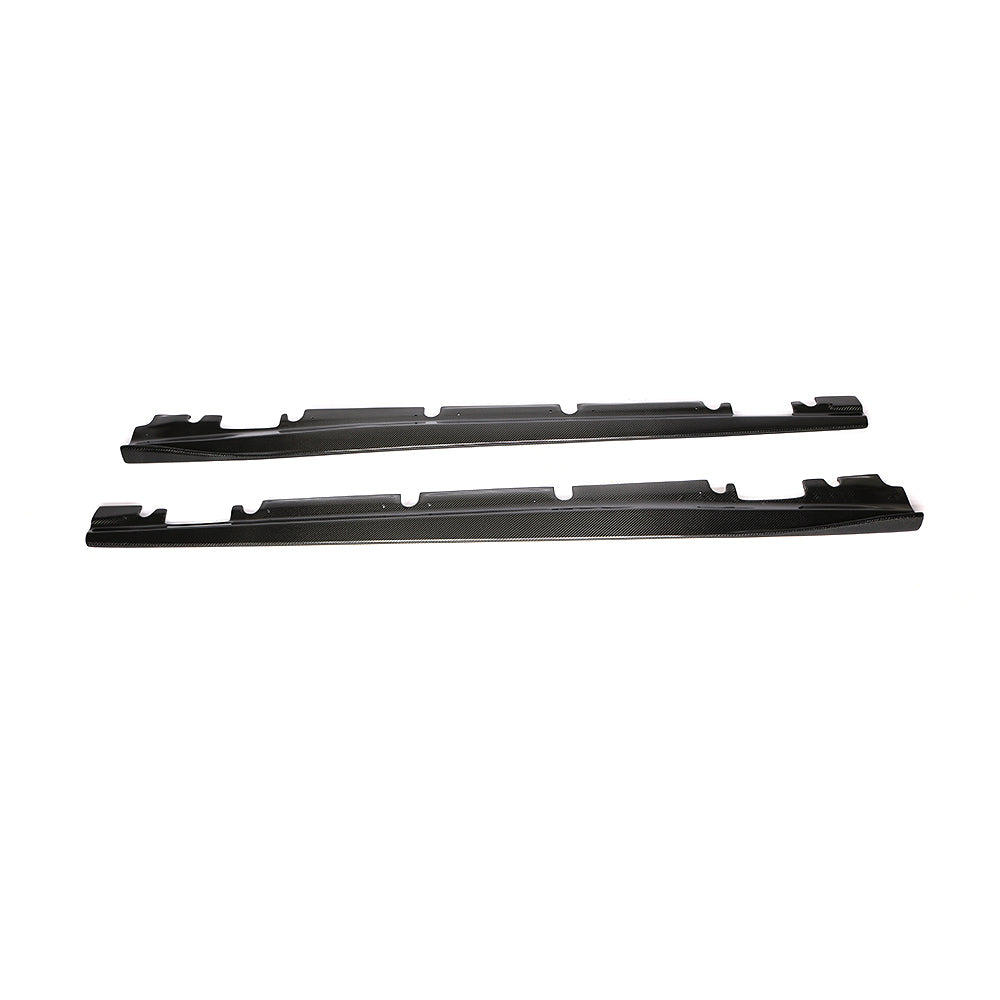 Revozport Style Carbon Fiber Side Skirts for Mercedes Benz A-Class W176 Sport/A45 AMG, CLA C117 Sport/CLA 45 AMG (2012-2019)