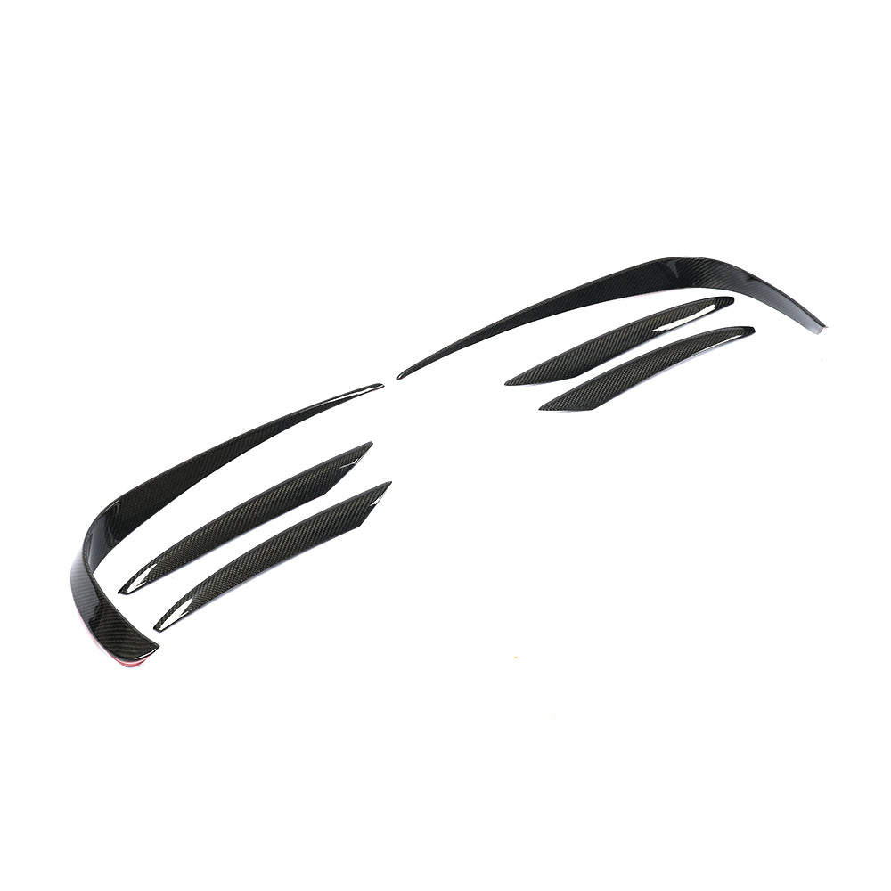 ST Style Carbon Fiber Front Canards for Mercedes Benz E-Class W213 Pre-Facelift (2016-2020)