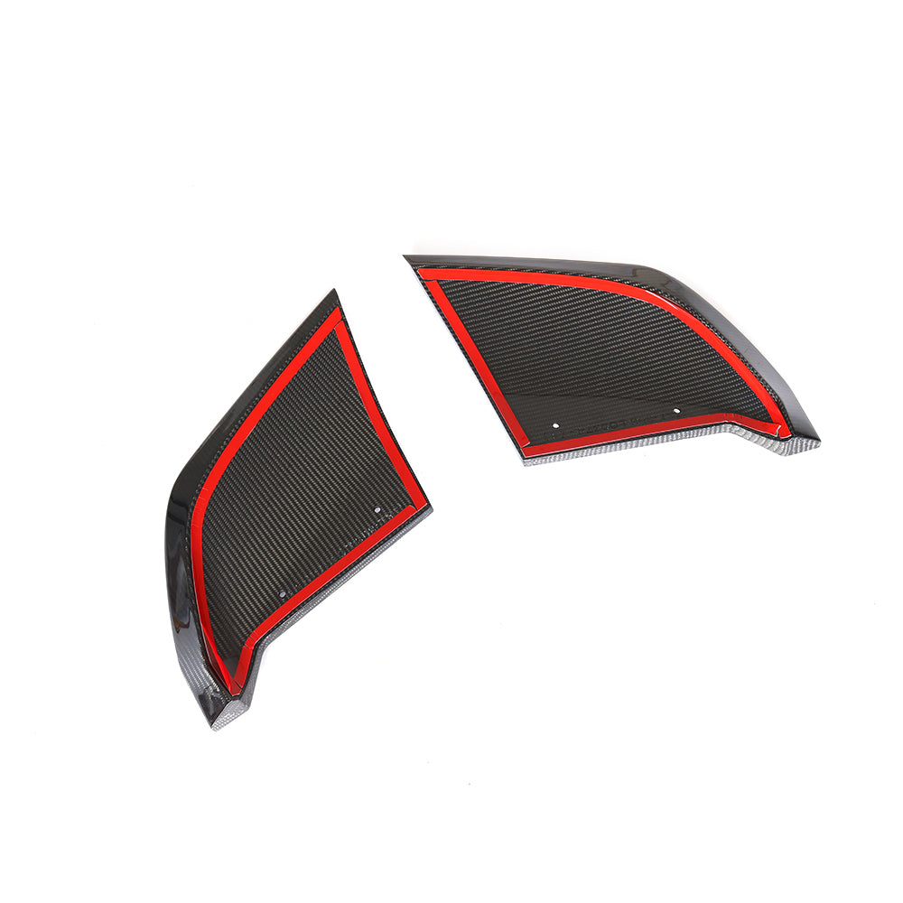 ST Style Carbon Fiber Rear Splitters For Audi R8 4S Pre‑LCI (2016–2018)
