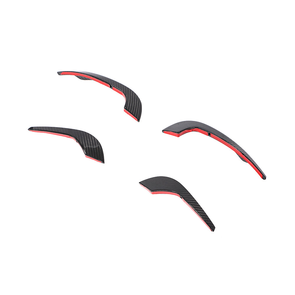 ST Style Carbon Fiber Front Canards For Audi A4 / S4 B9 Pre-LCl