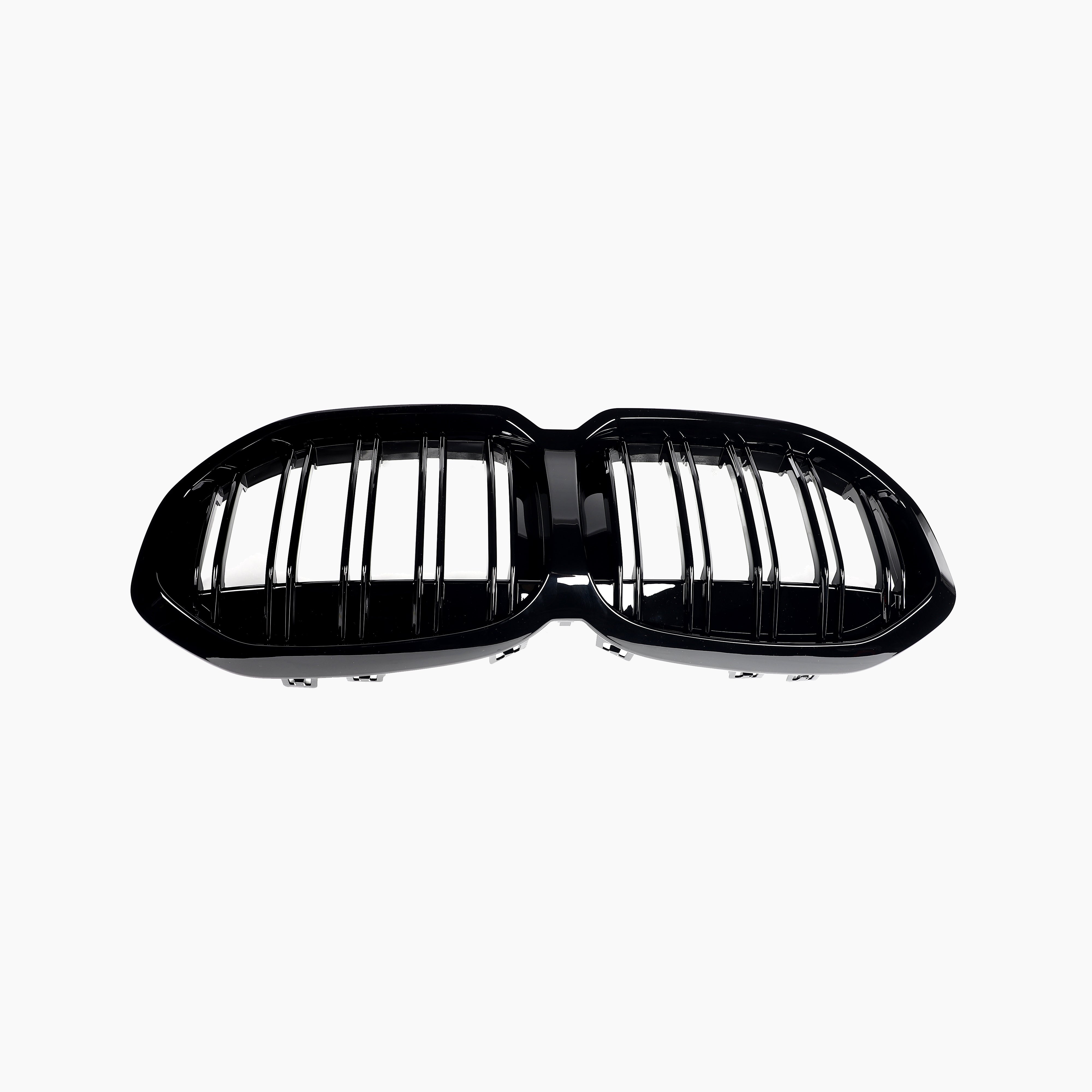 Dual Slat Gloss Black Front Grille for BMW 1 Series F40 (2019-2024)