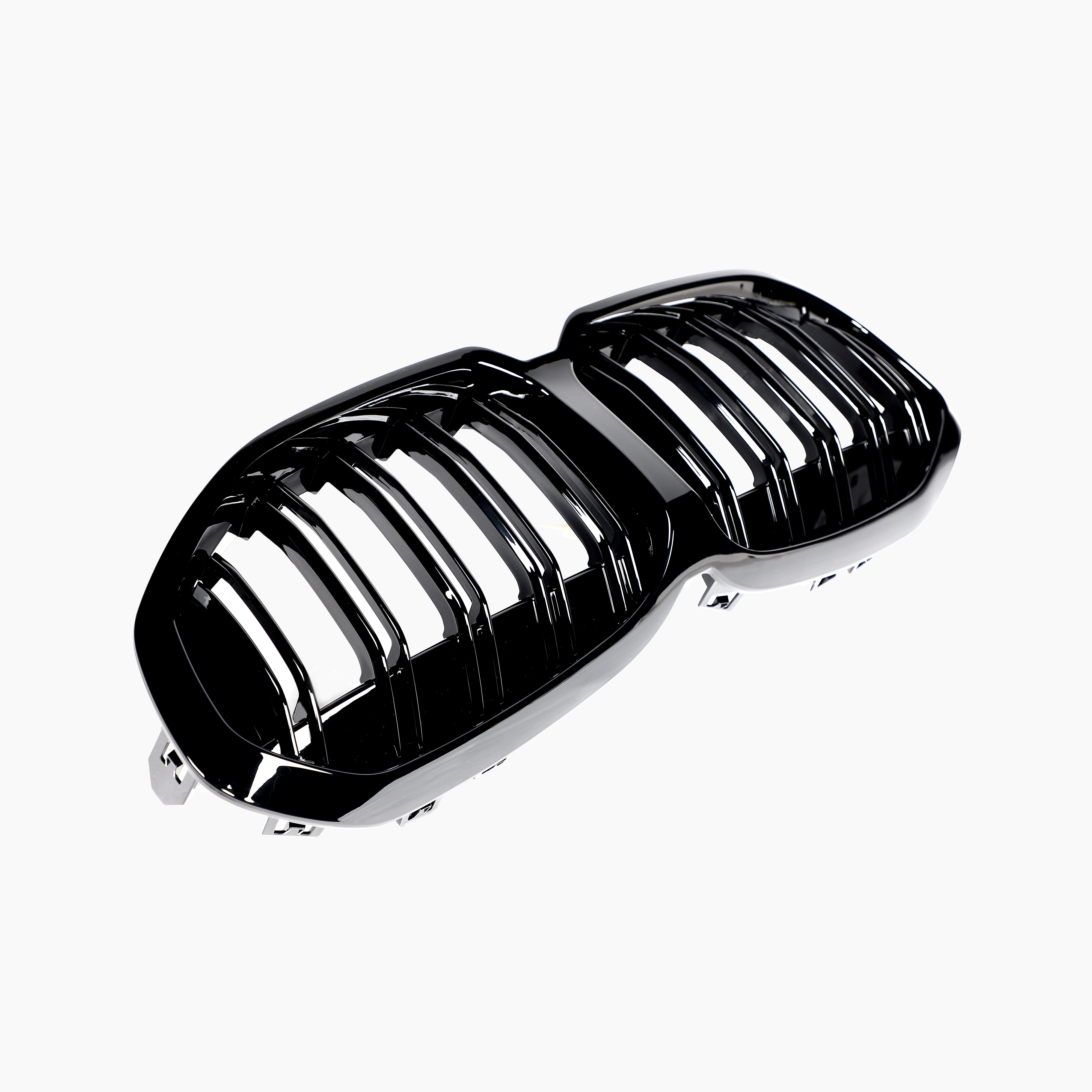 Dual Slat Gloss Black Front Grille for BMW 1 Series F40 (2019-2024)