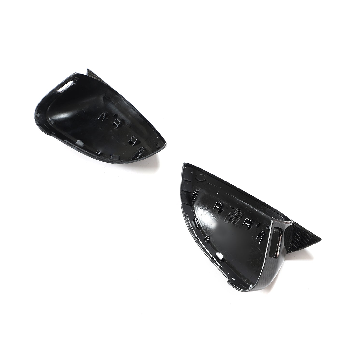 ST Style Carbon Fiber Mirror Caps for Audi A4 / S4 B9 B9.5 (2016-2023) RS4 LCI B9.5 (2019-2024) (With Lane Assist)