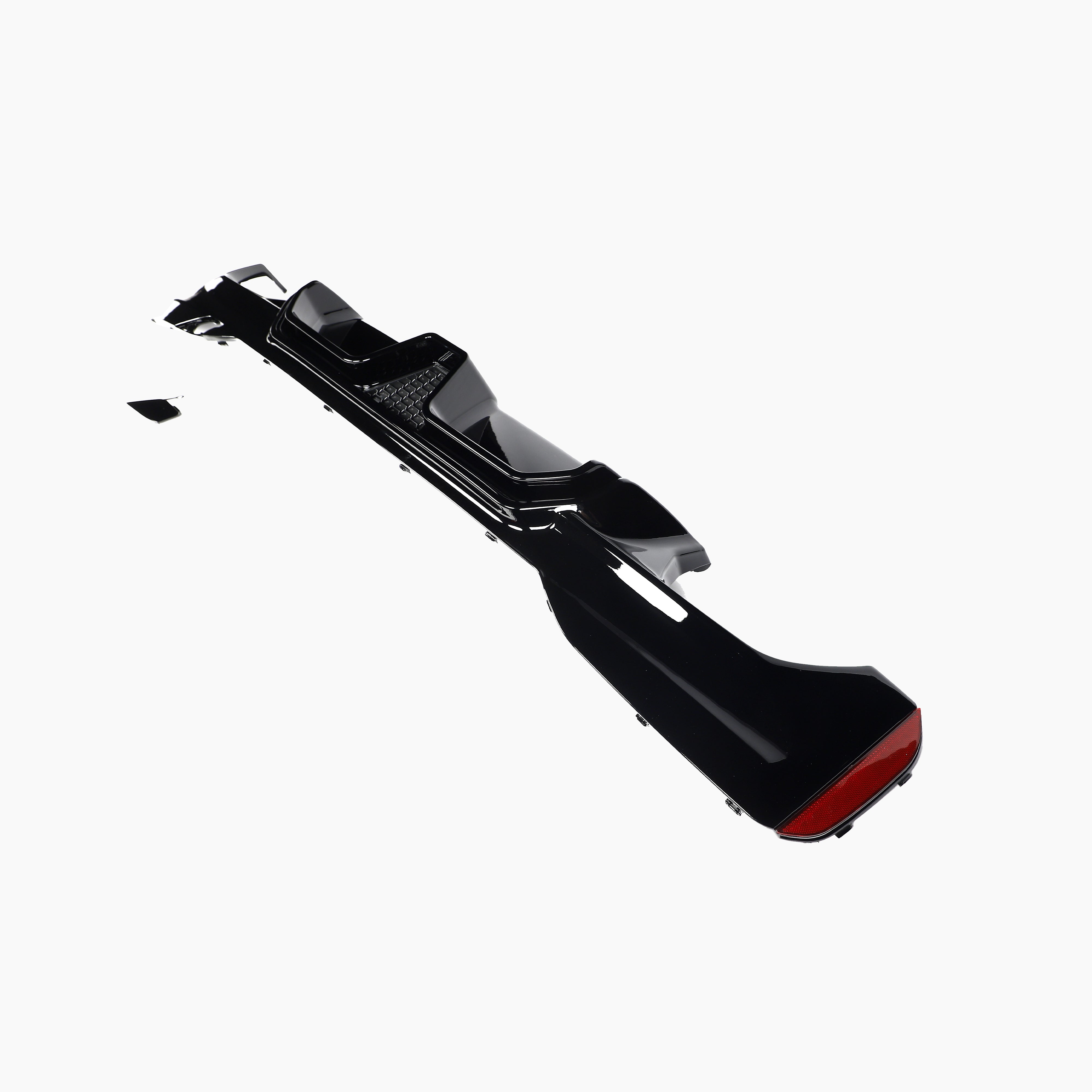 CS Style Gloss Black Diffuser for BMW 5 Series G30(2017-2023)(Double Dual Out)