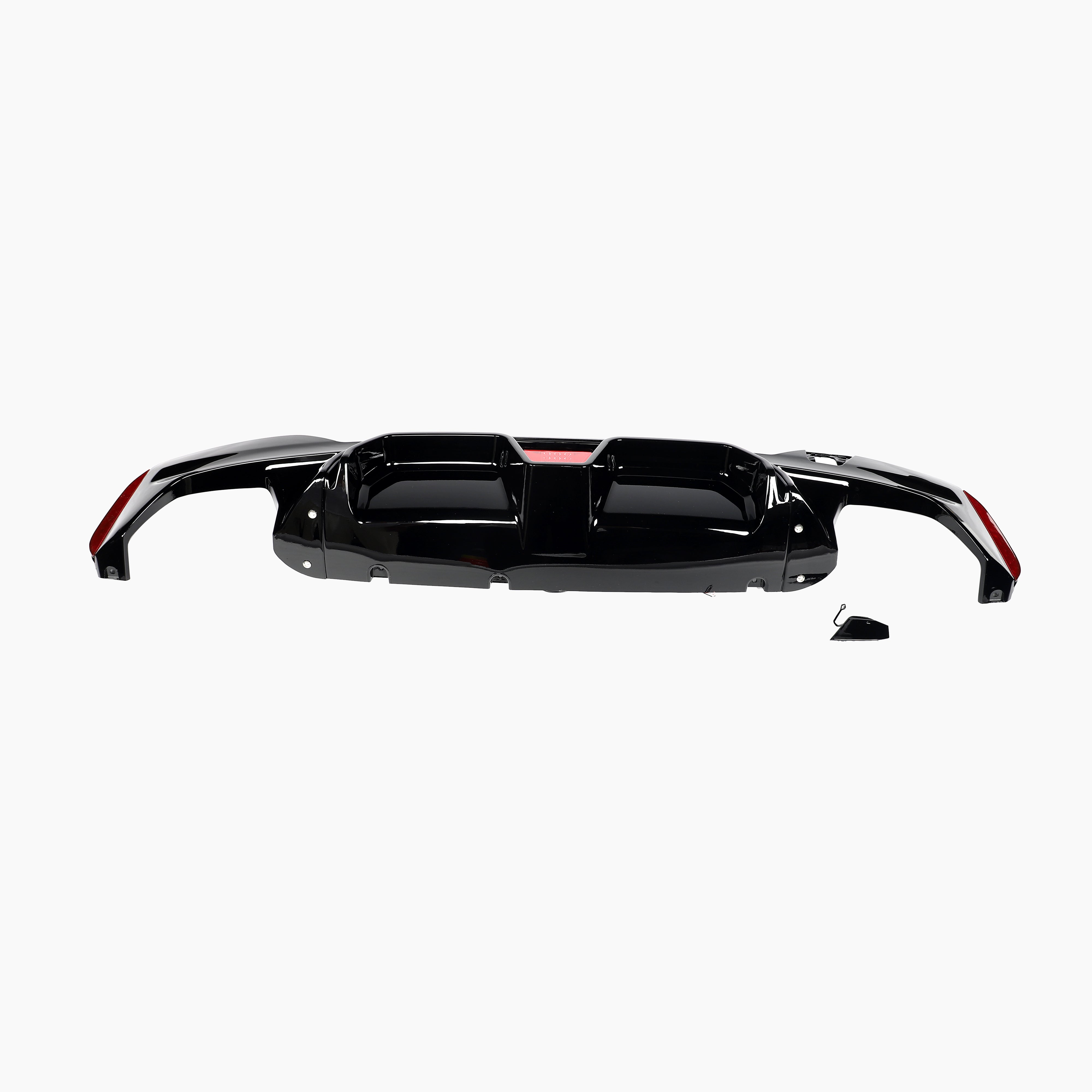 CS Style Gloss Black LED Diffuser for BMW 5 Series G30(2017-2023)(Double Dual Out)