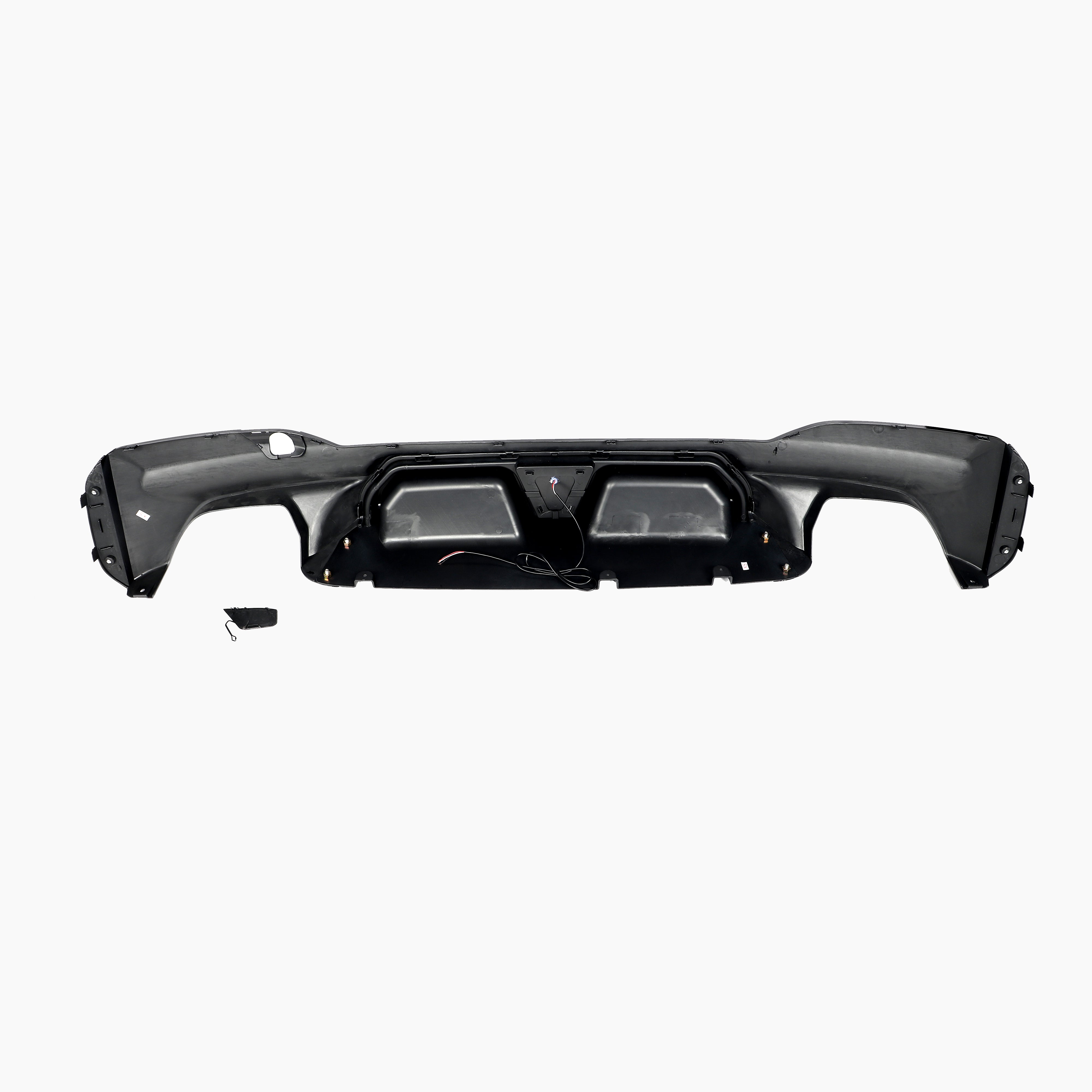 CS Style Gloss Black LED Diffuser for BMW 5 Series G30(2017-2023)(Double Dual Out)