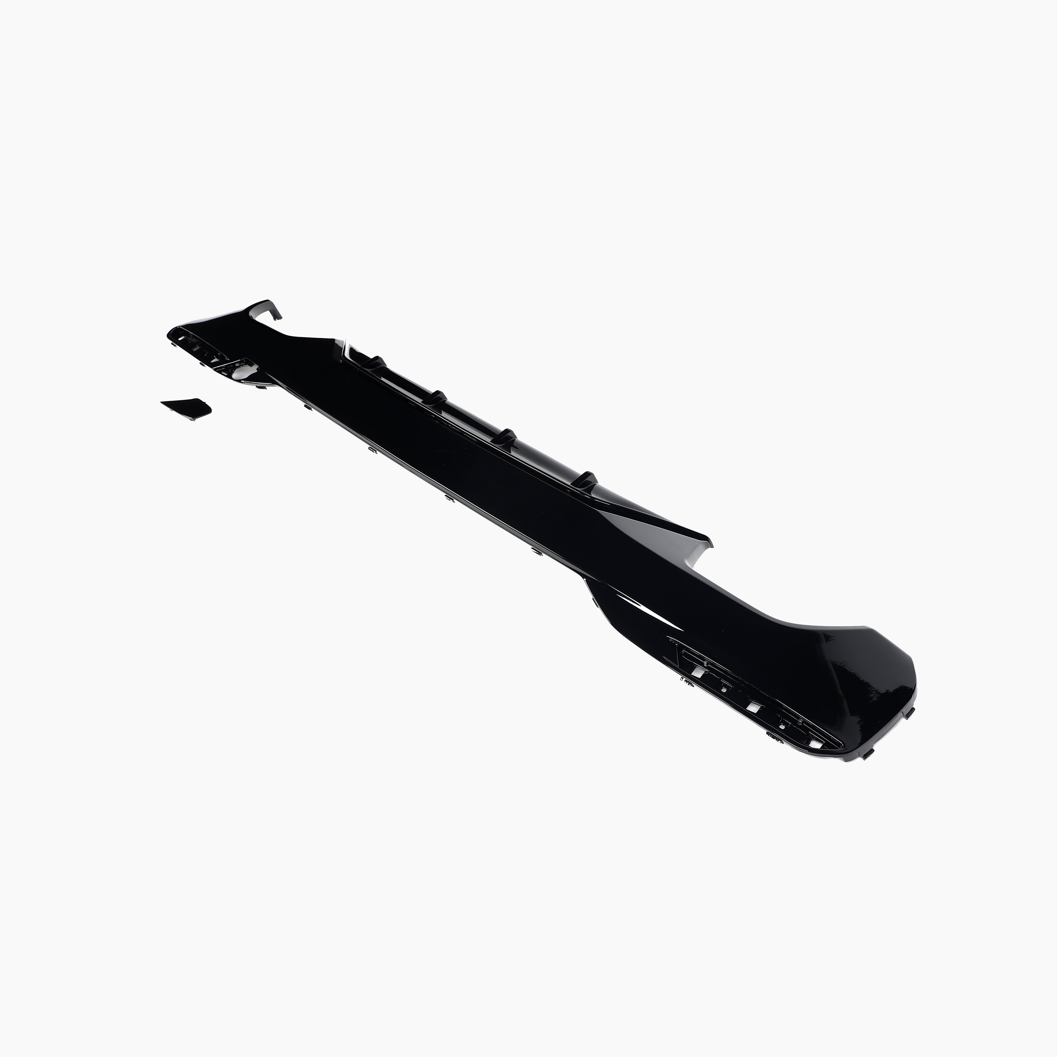 MP Style Gloss Black Small Version Diffuser for BMW 5 Series G30(2017-2023)(Double Dual Out)