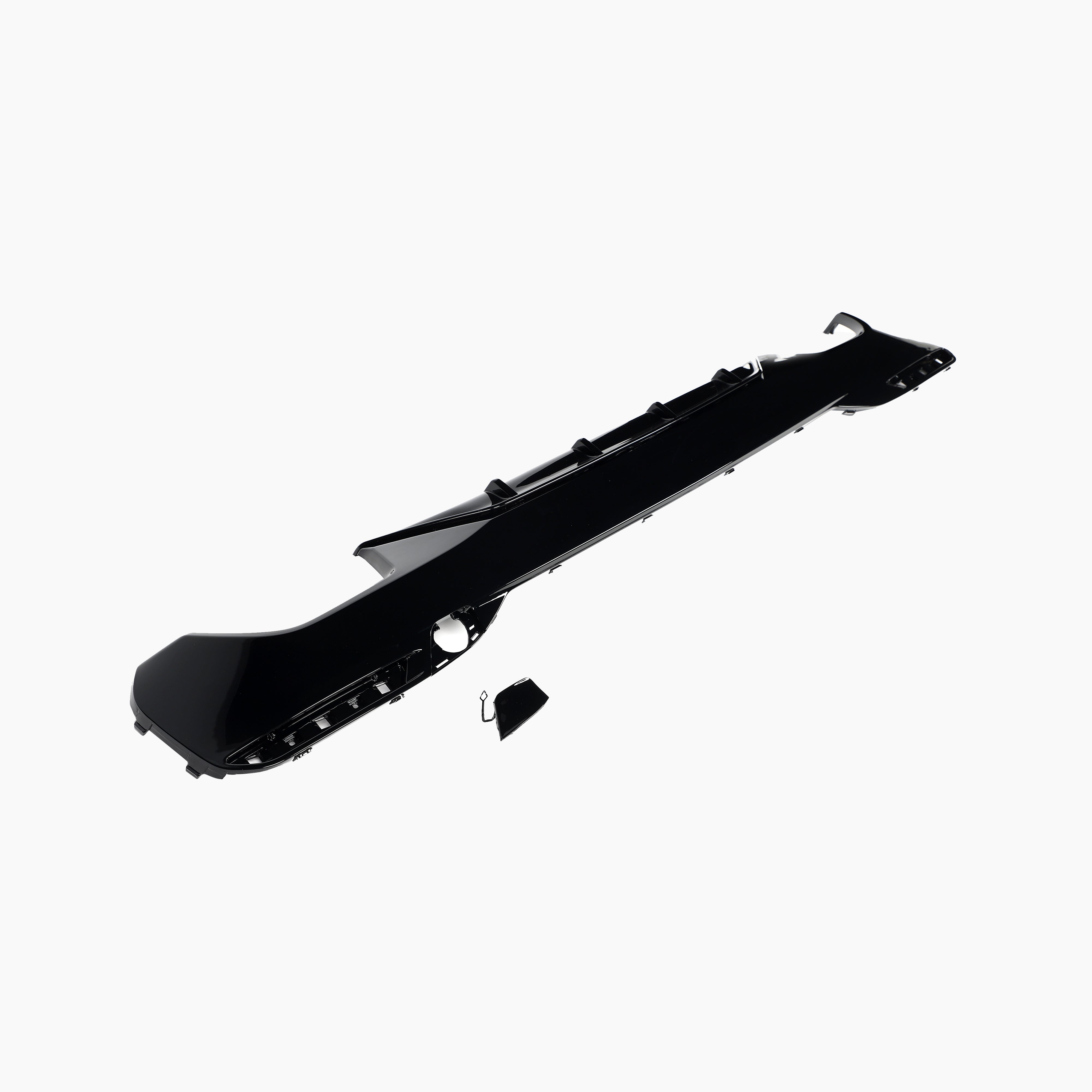 MP Style Gloss Black Small Version Diffuser for BMW 5 Series G30(2017-2023)(Double Dual Out)